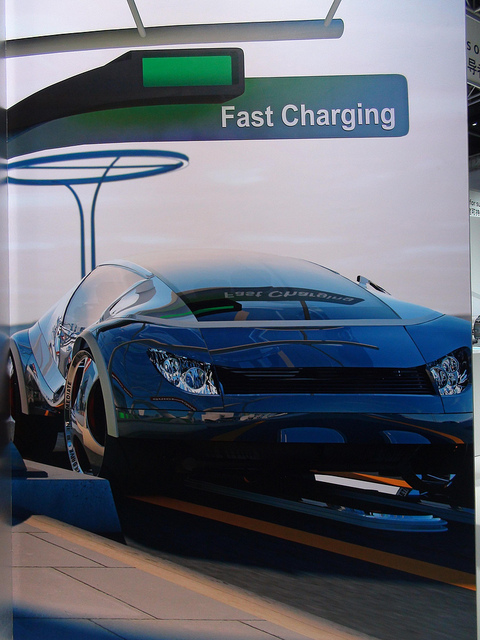 Heating the Competition for Fast Charging Stations for Electric Cars